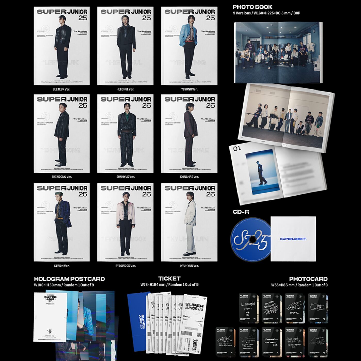 SUPER JUNIOR - The 12th Album [Super Junior25] (Photobook Ver